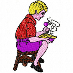 Kids And Toys Embroidery Design 1